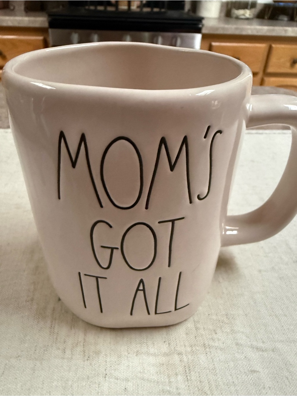Rae Dunn Mom's Got It All Pale Pink Ceramic Coffee Mug